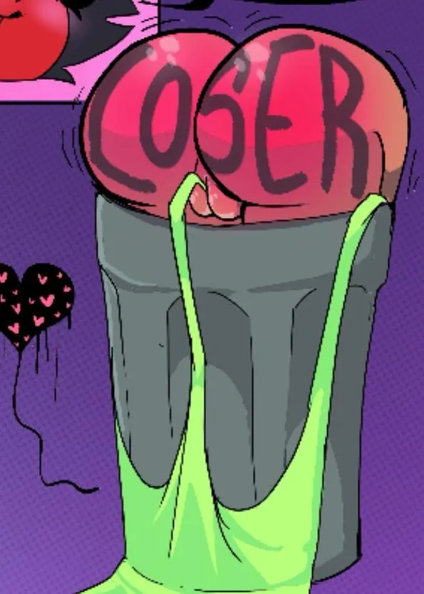 Anyone have any other trash can wedgies like this(artist is PickNPull on deviantart)