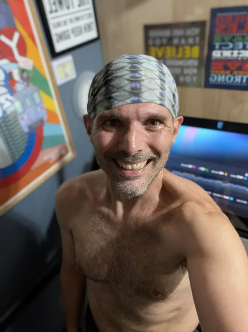 Friday night sweat fest on the treadmill