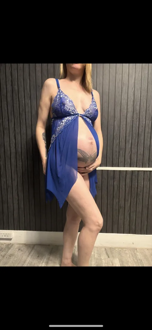 Pregnant and lingerie do it for you?