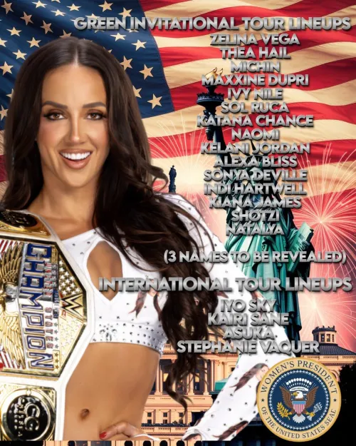 My official lineups of names requested to me and chosen by me for The Green Invitational Tour (fanfic)