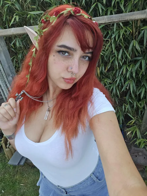 I dressed up as a wood elf to play the oblivion remaster