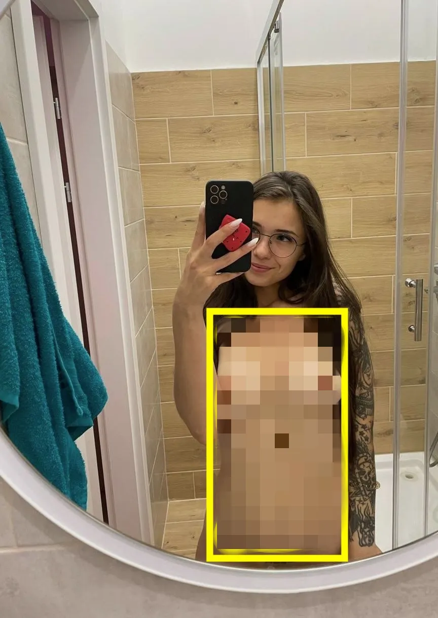 I took these selfies for my bull, but a loser like you will only get pixels.