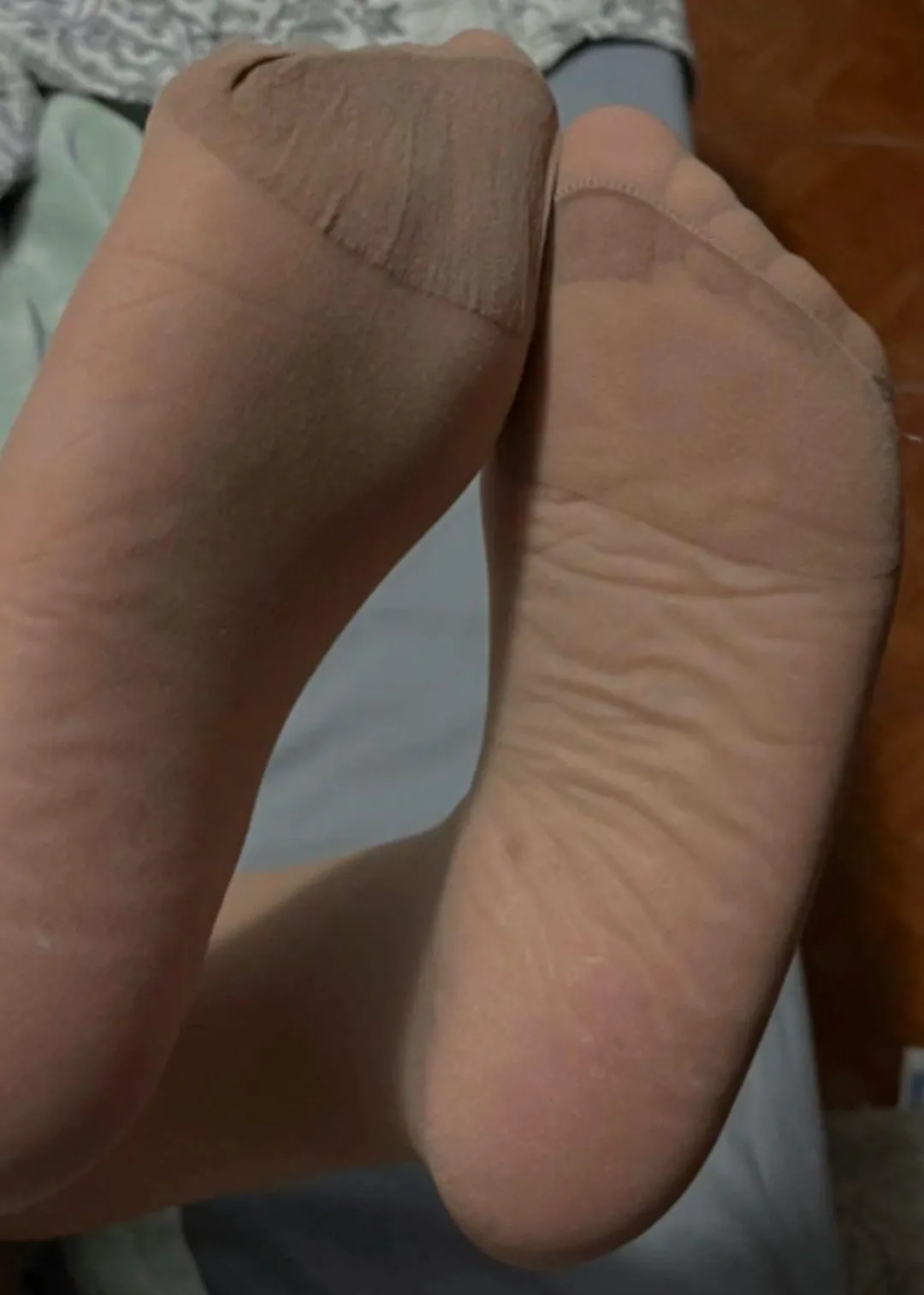 It's been a long day at work. What would you do with these nylon clad latina soles.