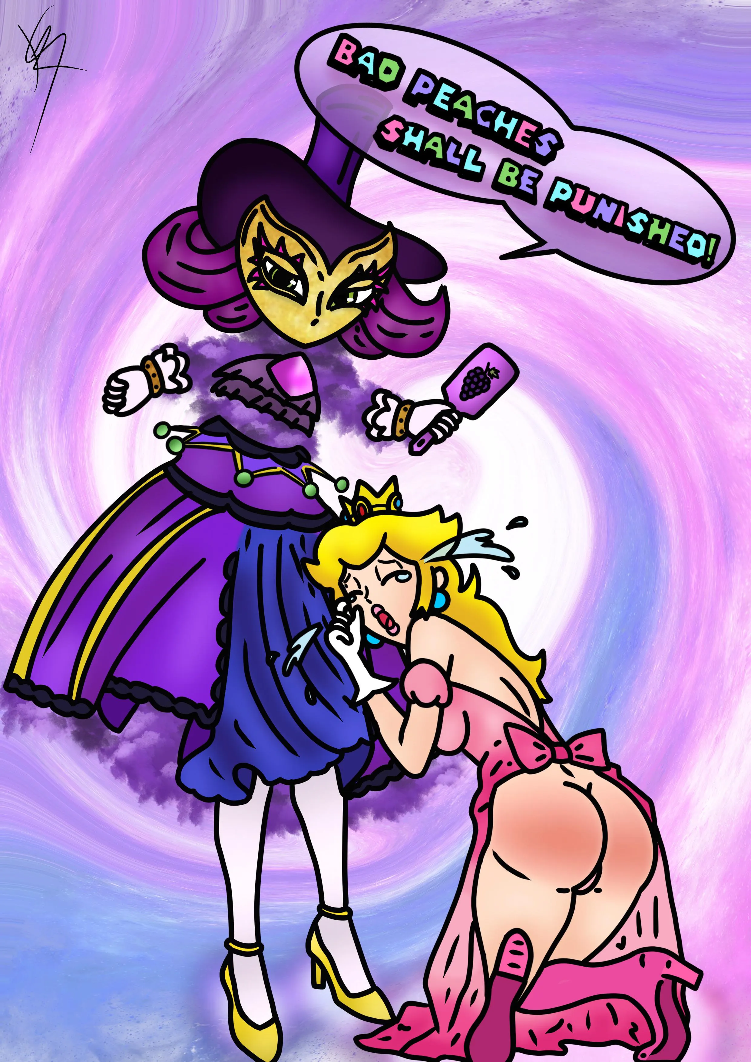 Princess peach X madam Grape!