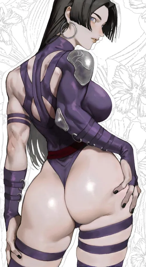 Psylocke Giving You a Look [Marvel]