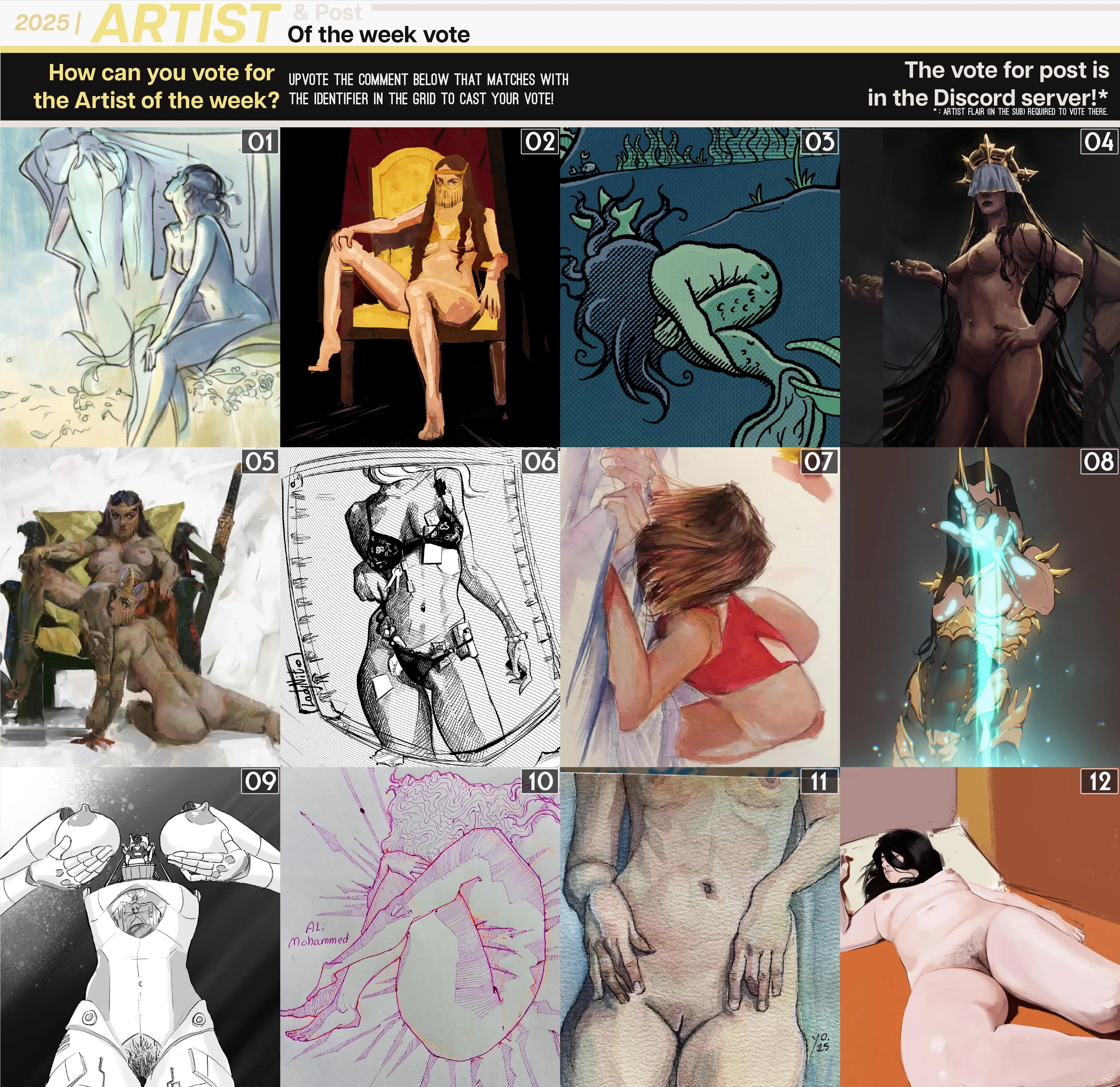 ¡¡Vote for the Artwork & Post of the week!!