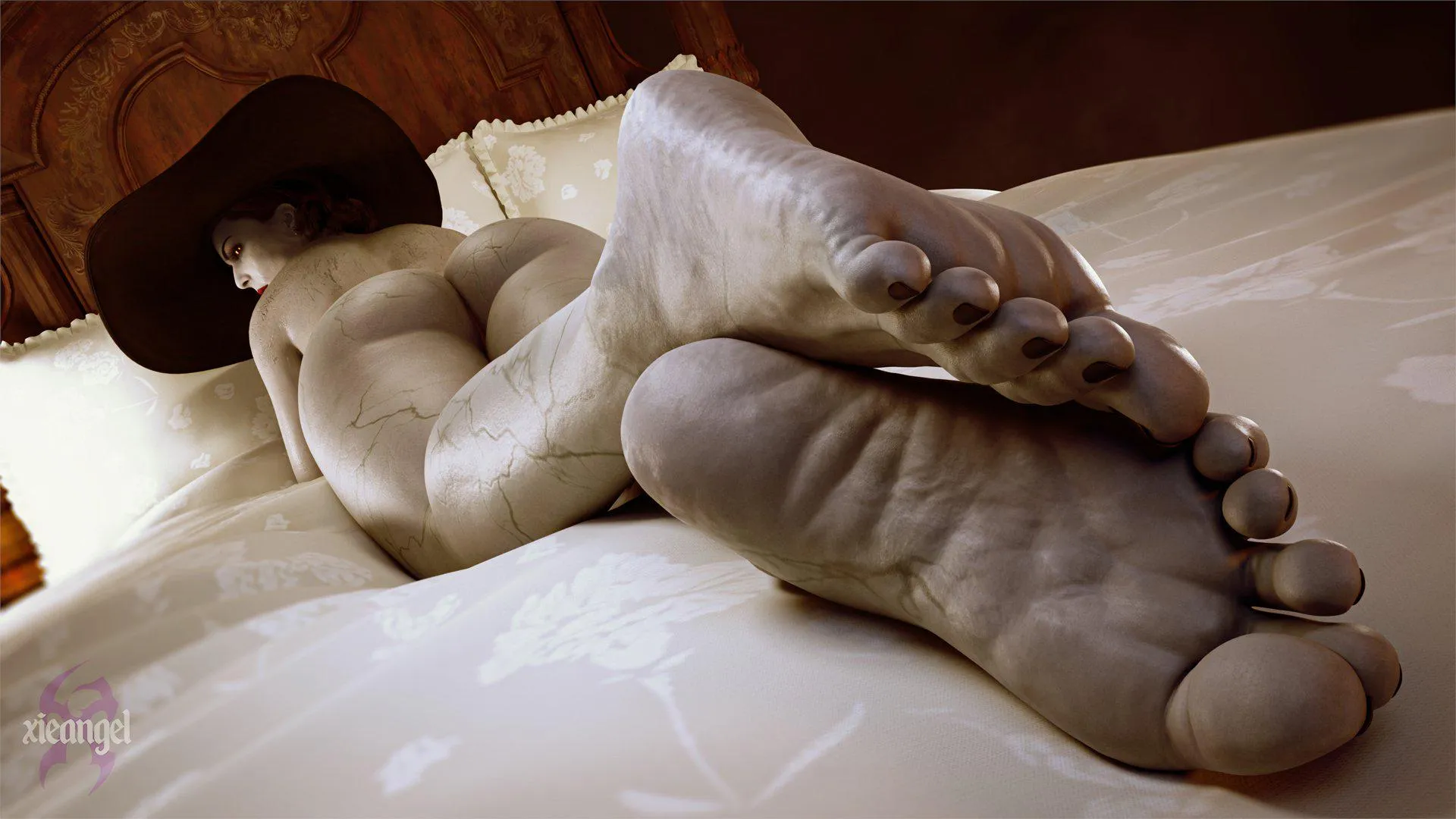 Alcina Dimitrescu - A Lady's Feet (XieAngel)