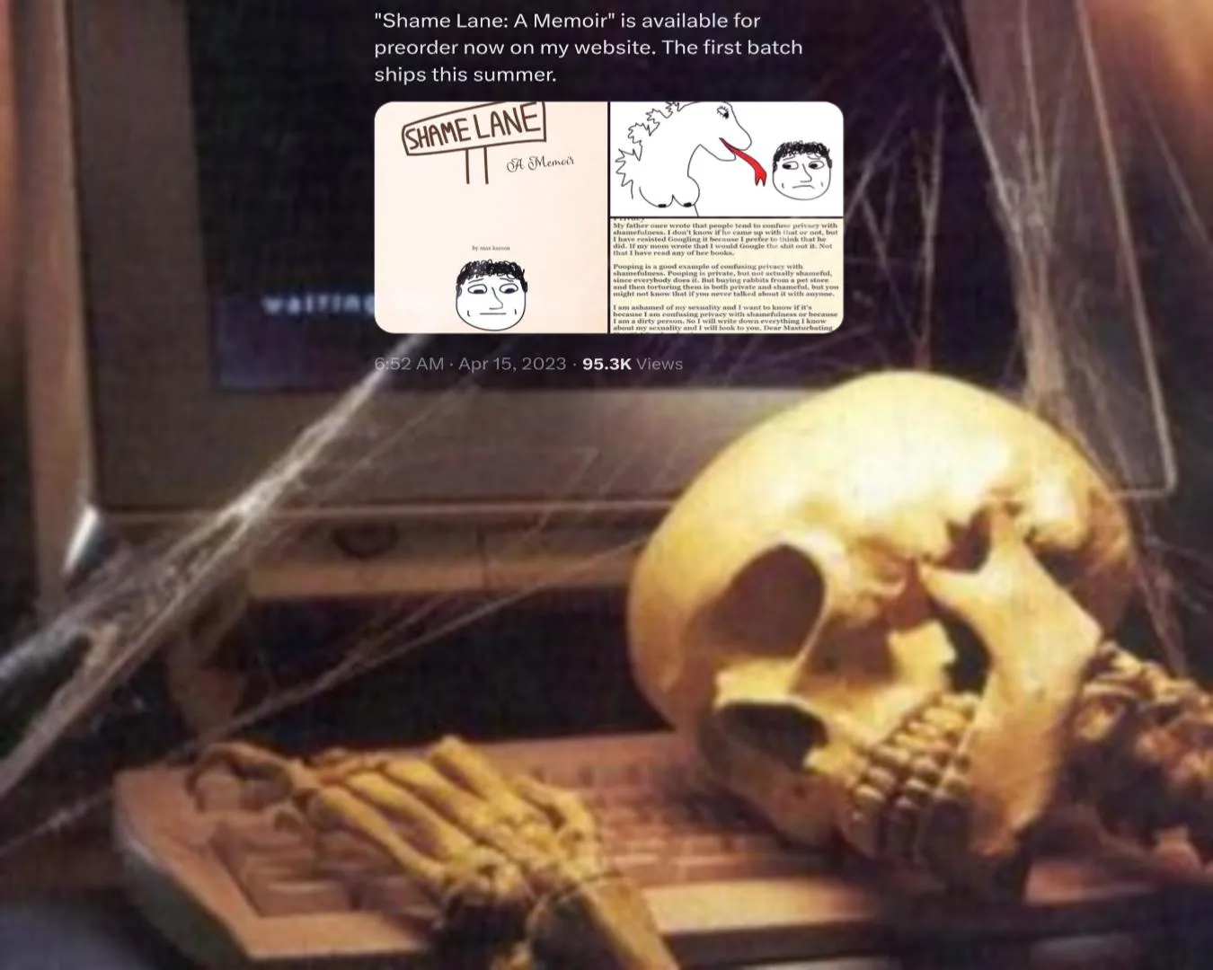 Any updates on Shame Lane?