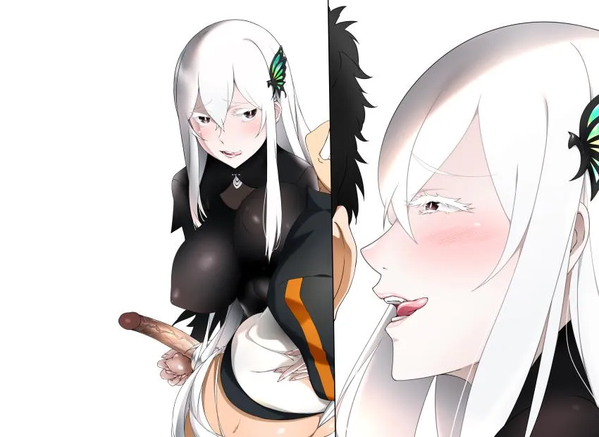 Echidna giving a handjob II