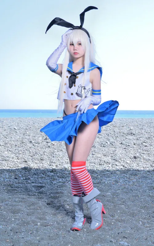 @mirai_cos_ Shimakaze Summer wind Cosplay