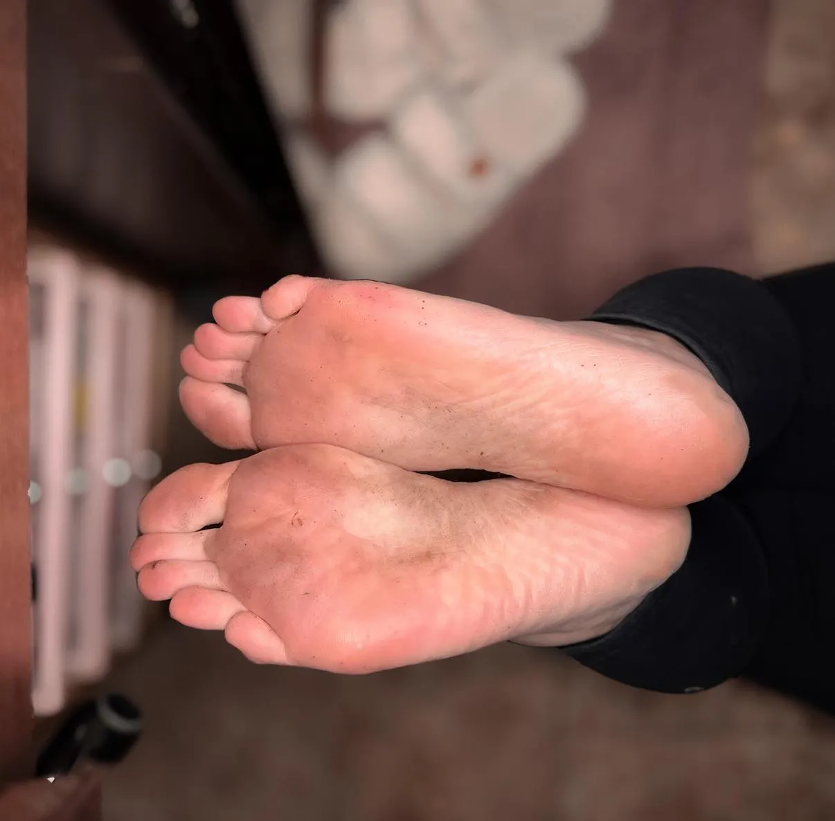 Whatever will we do about these dirty soles?