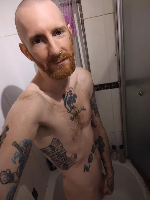 Anyone else blast nasty shit as you get dirty while getting clean?