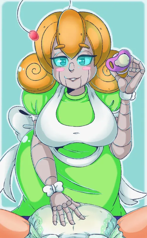 (Art by Aweyeart) Robot caretaker