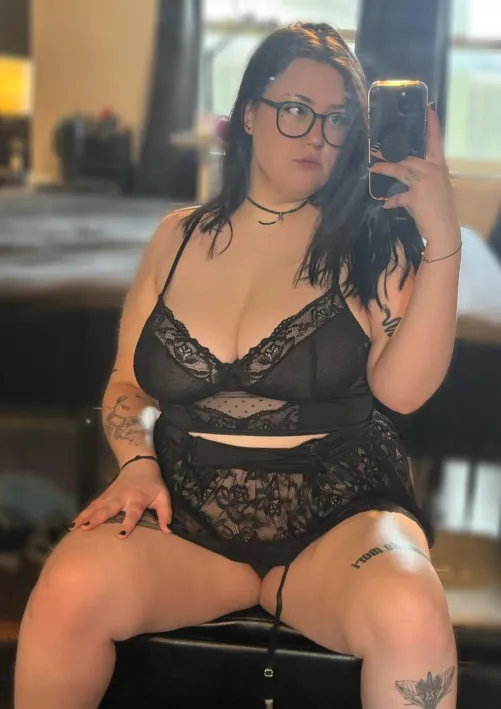 goth and curvy in the right places