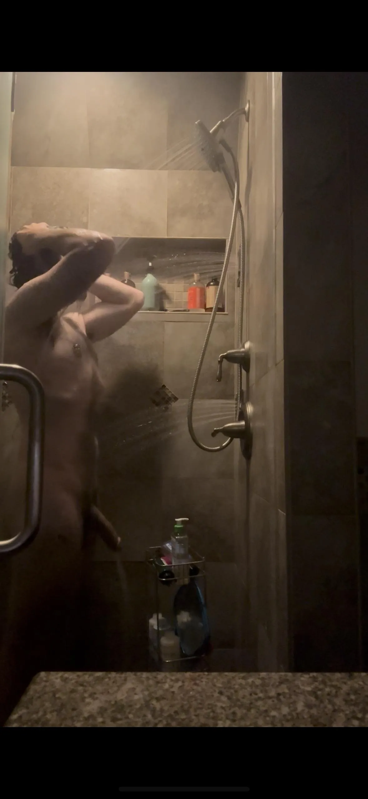 M28 shower after late night gym sesh