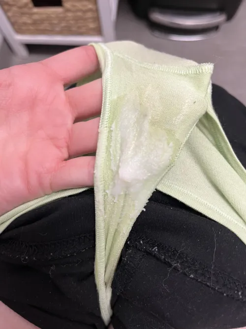 panties soaked and it’s all your fault.. happy now?