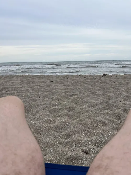 Rough waters and cloudy days make for a quiet creek