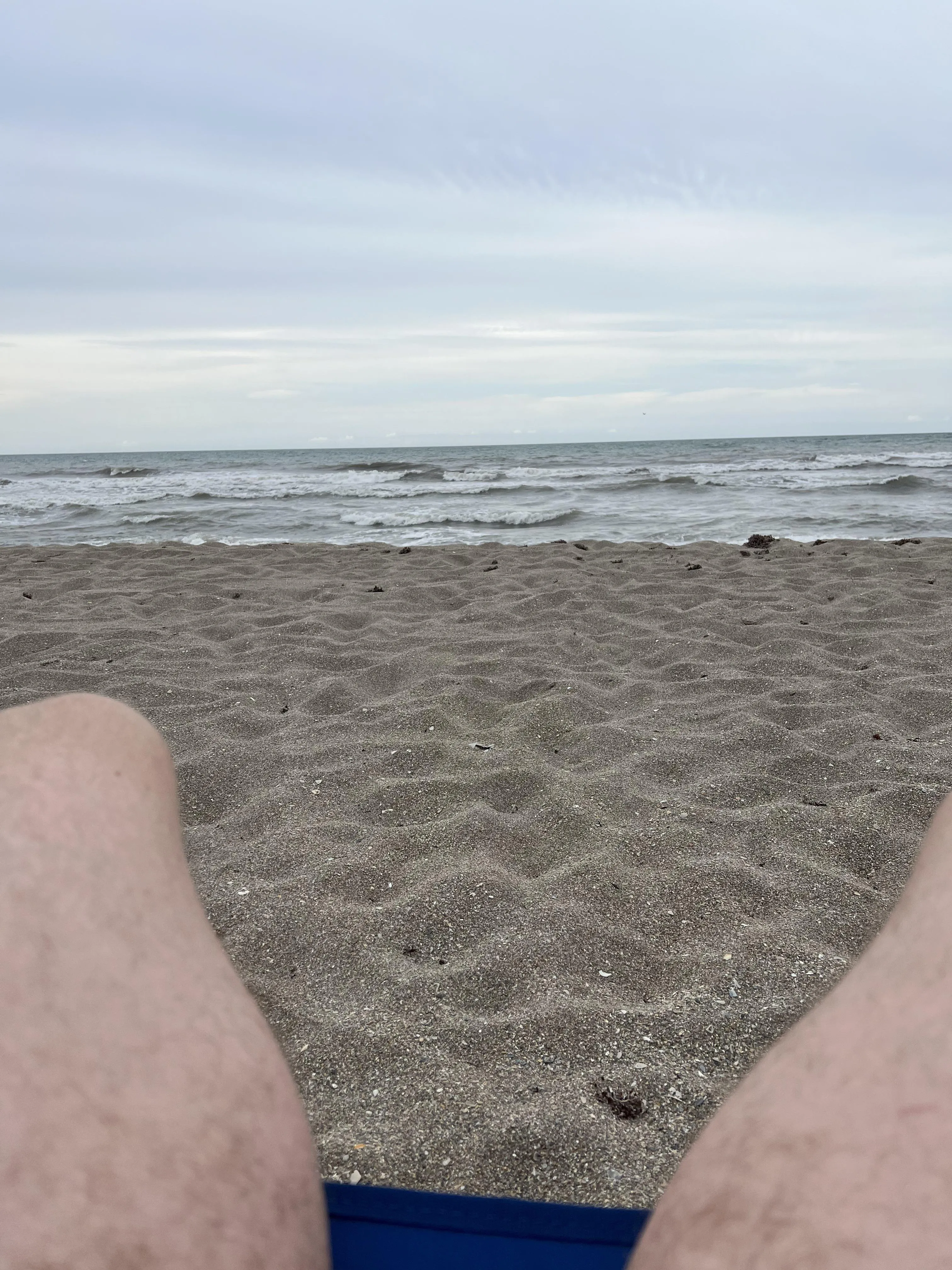 Rough waters and cloudy days make for a quiet creek