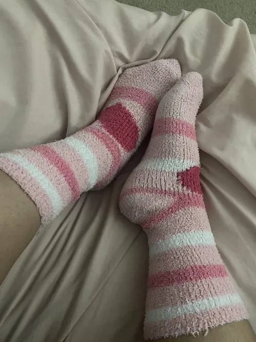 staying cozy in my fuzzies