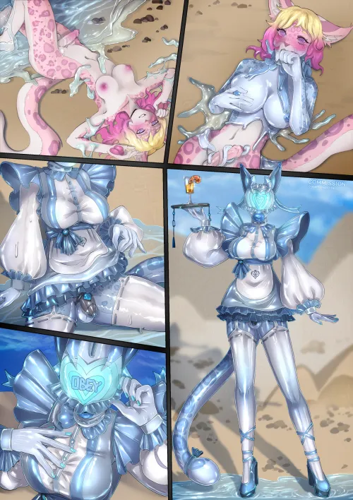 Beach Maid by creampiesoda