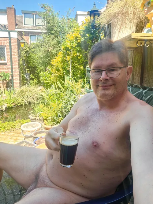 Coffee in the garden