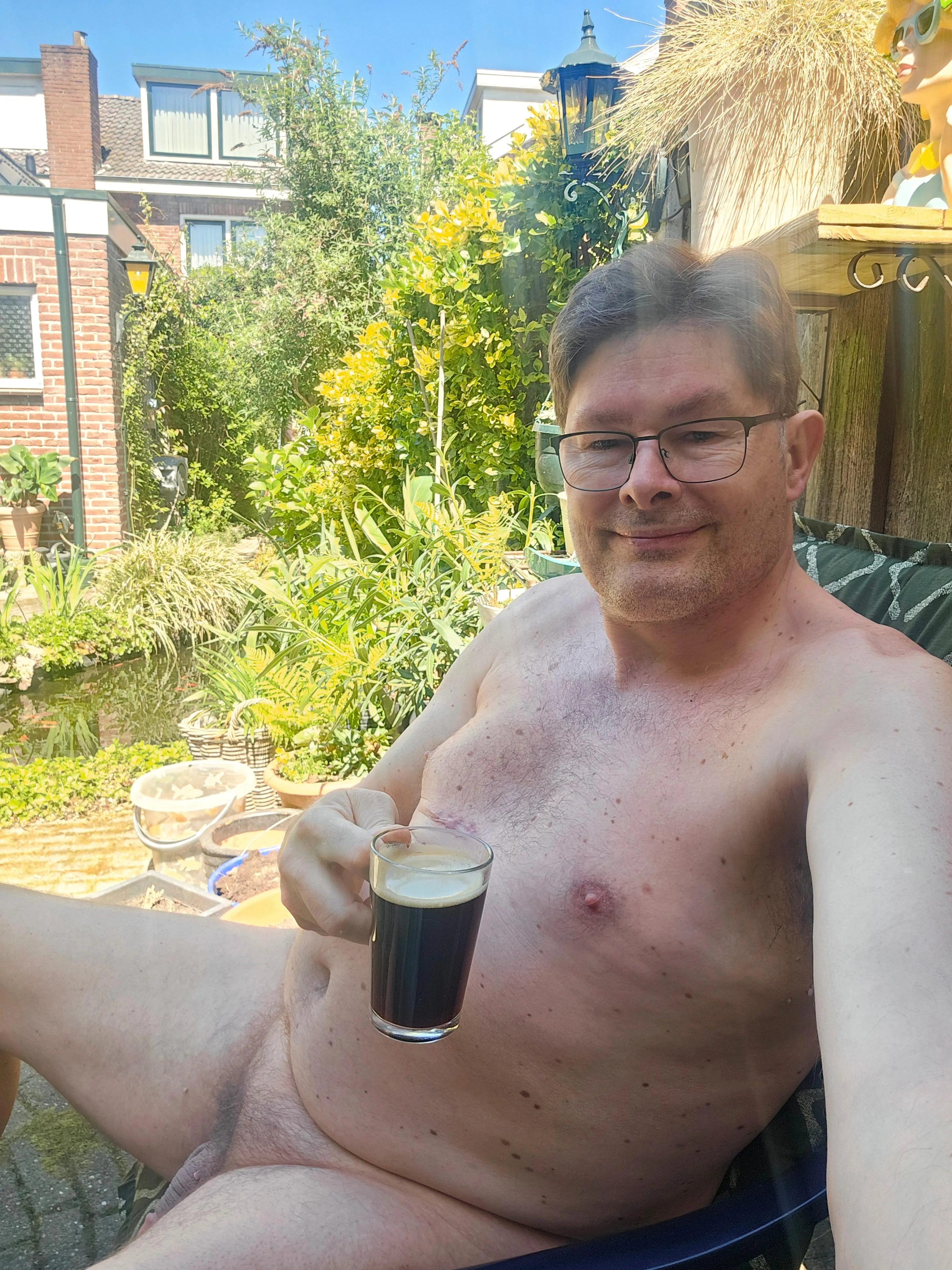 Coffee in the garden