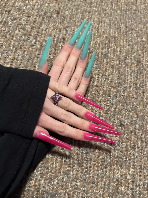 first set of polygel, don't think i did too bad🙈