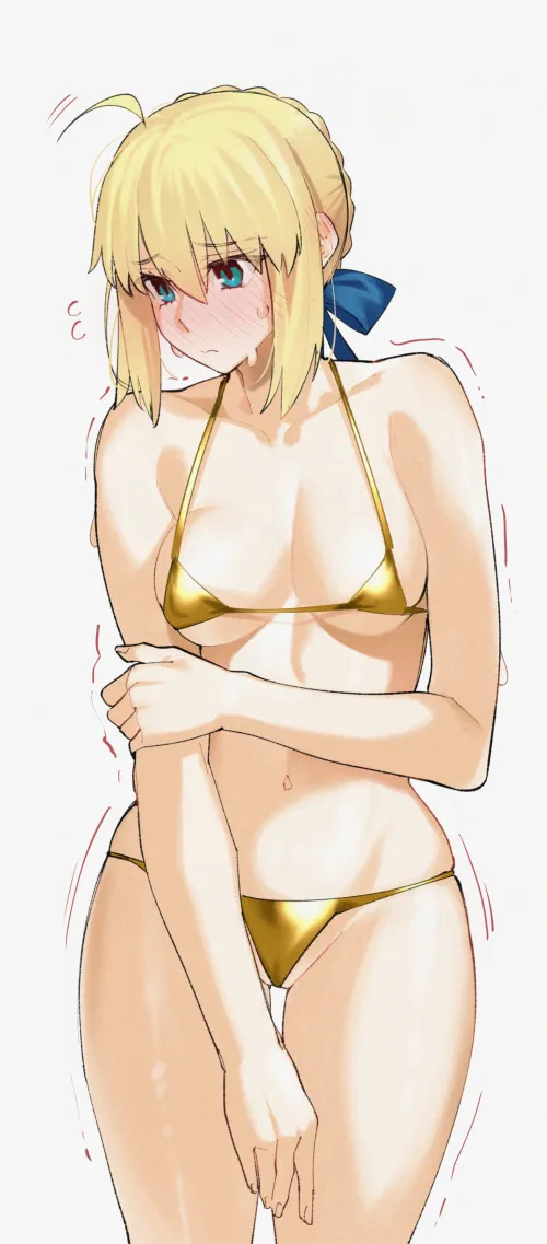 Gold Bikini Saber (Kamisato Sora) [Fate/Stay Night]