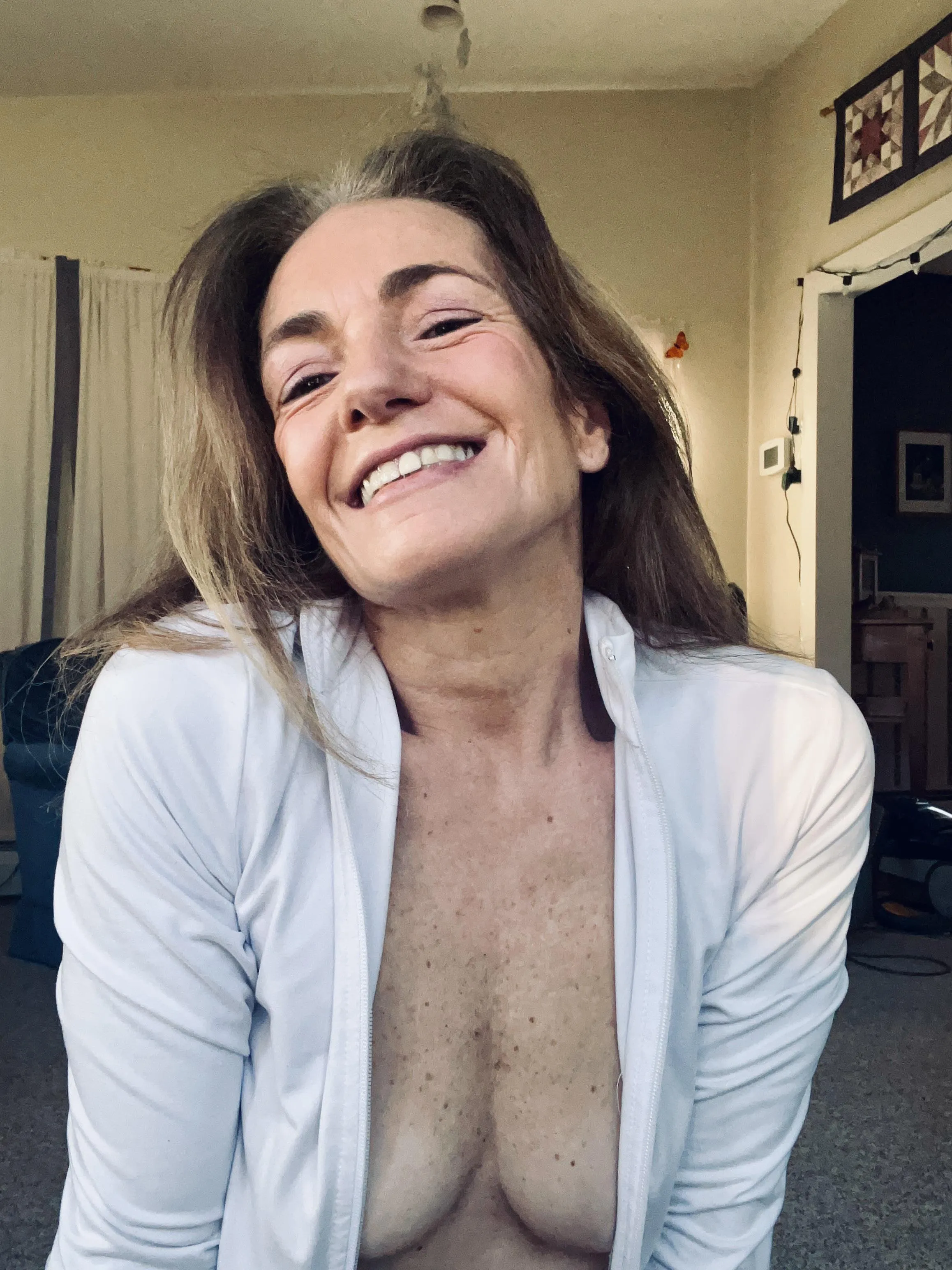 Hub left to pick up take out, so out with the freckles…