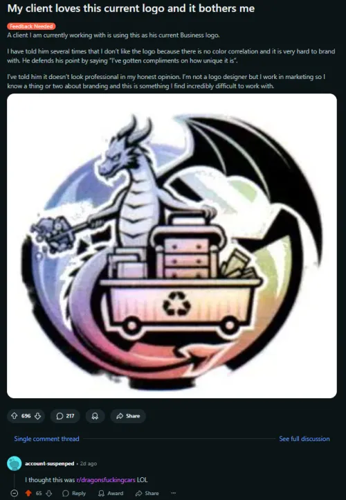 I thought i was on DFC but it was just a logo subreddit