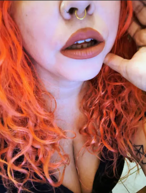 I'm going to make you watch while I apply my lipstick.