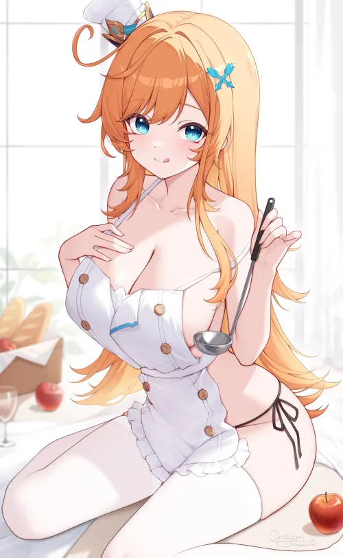 Sexy apron (Origami)