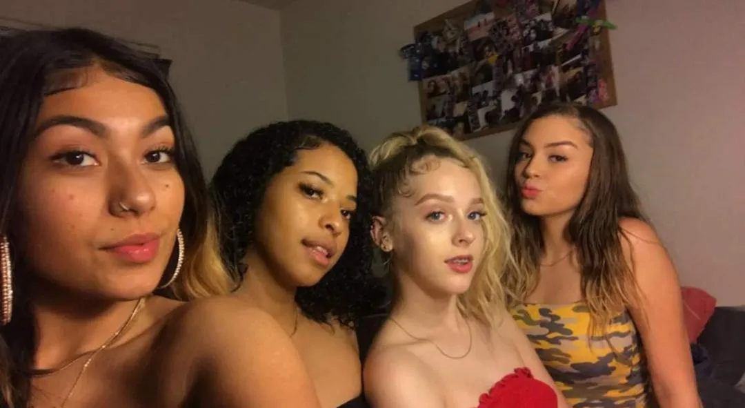 We invited men over so we can cheat on our bfs hehe