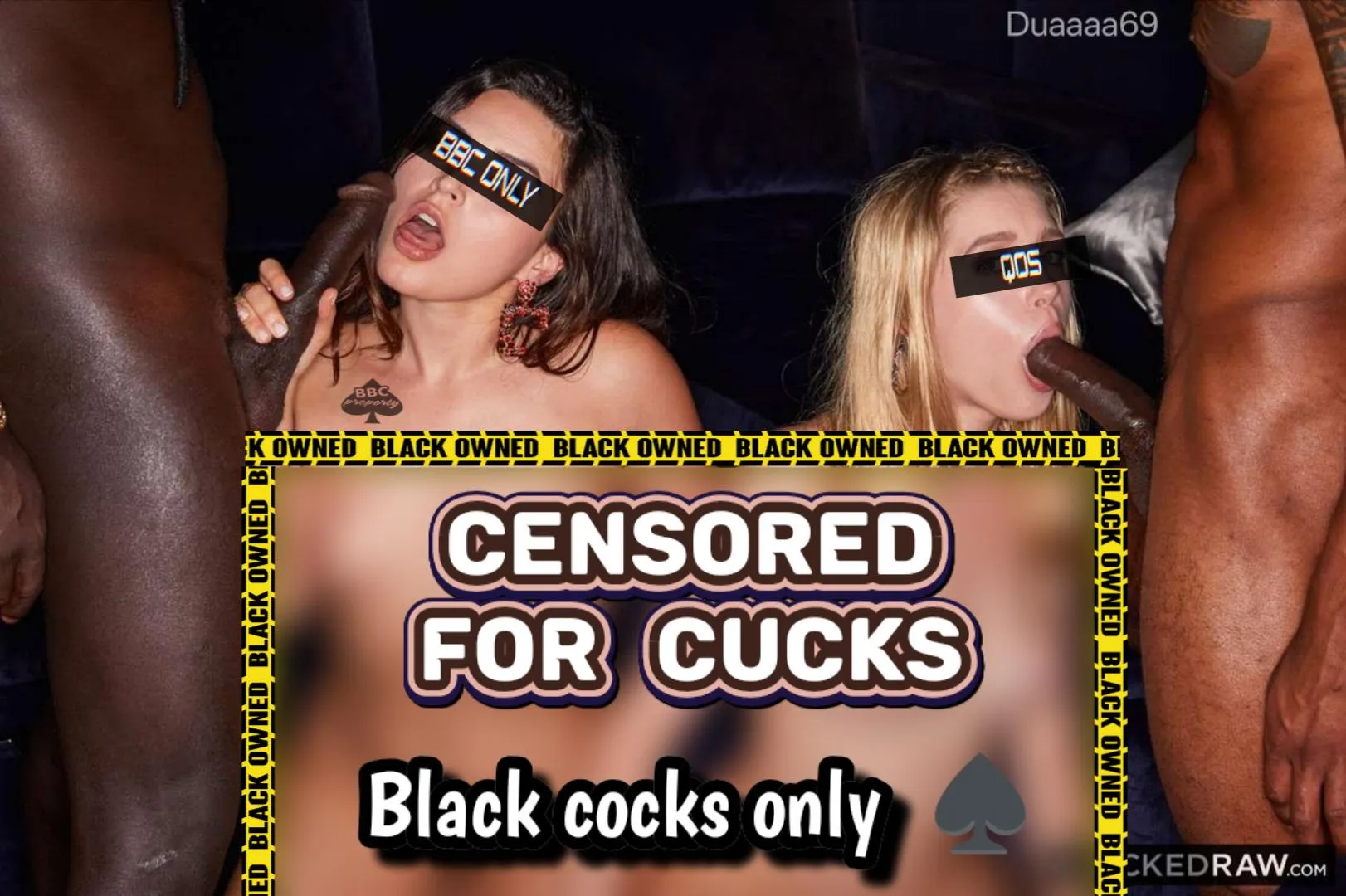 Black cocks only!