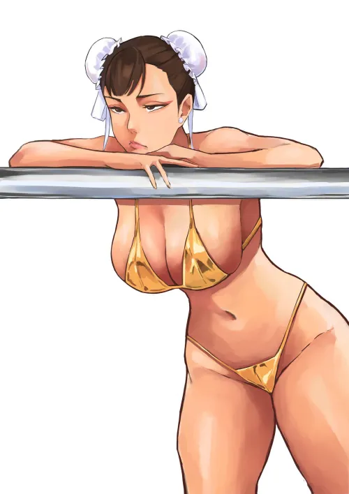 Bored Chun Li by (Sosis)
