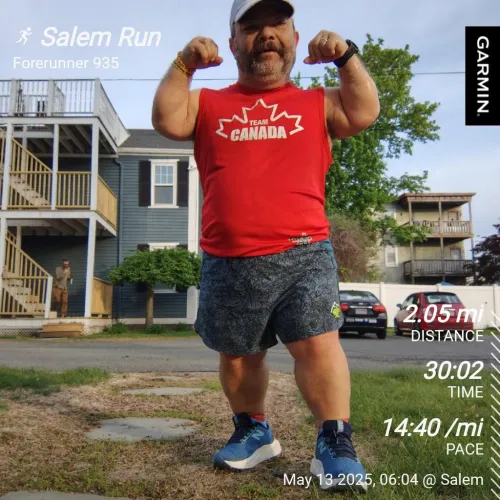 Bright and early sunrise run. M59