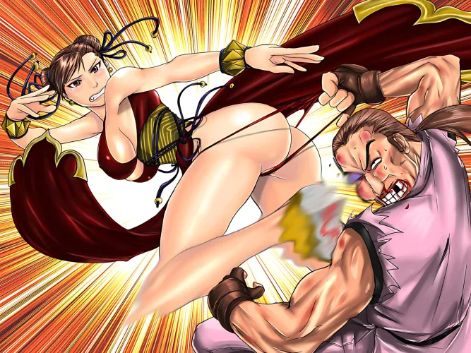 Chun li VS. Dan by marchinx1