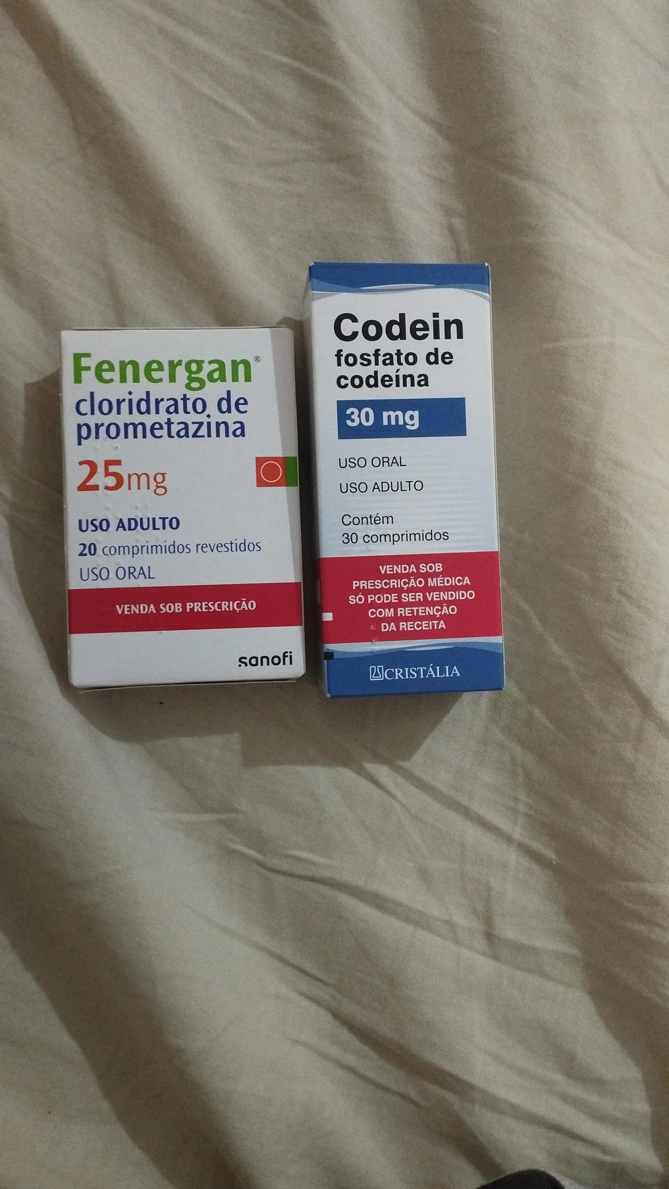 Codeína, primeira vez.