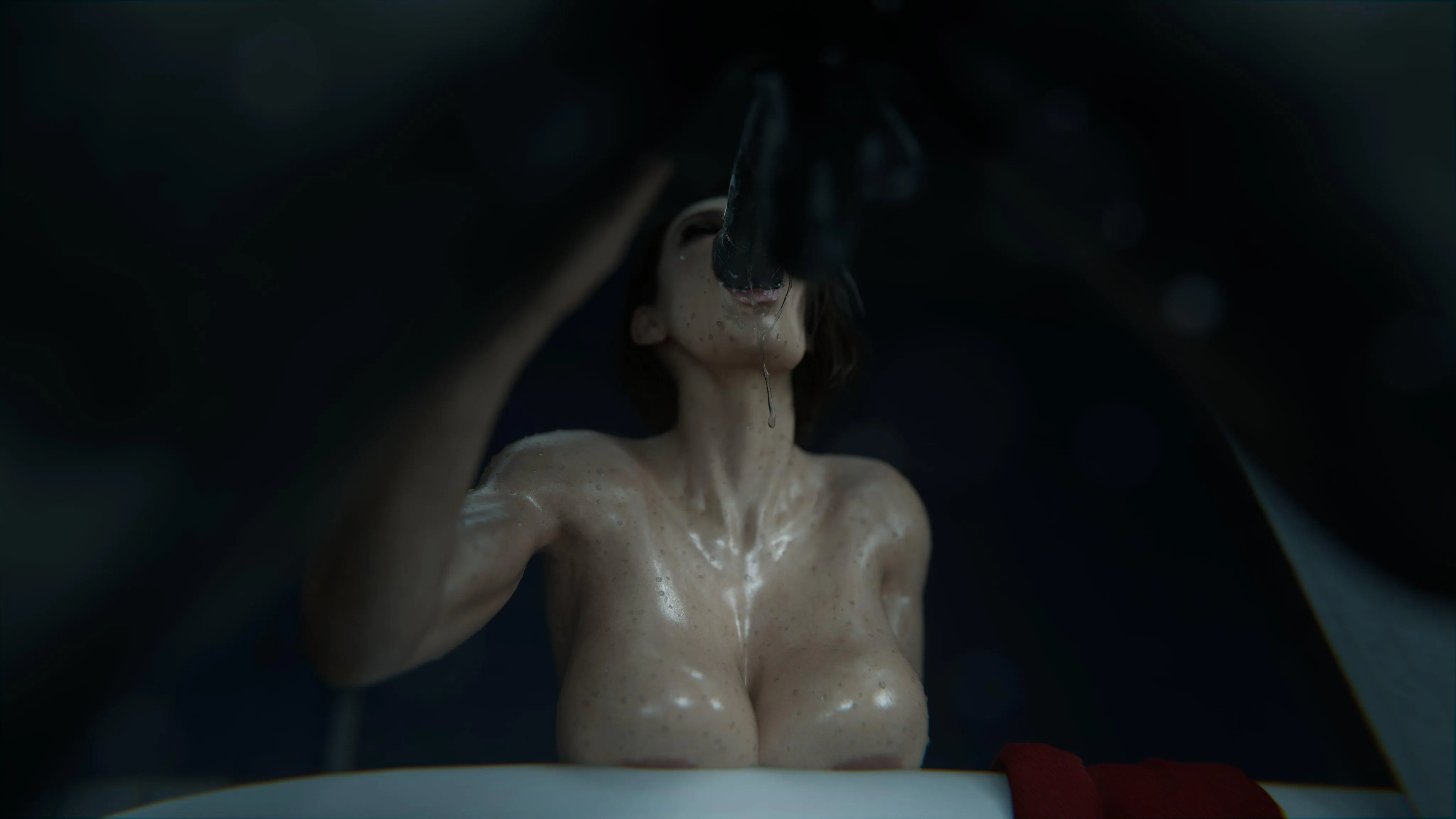 Jill sucking Mr. X (Stephanie)