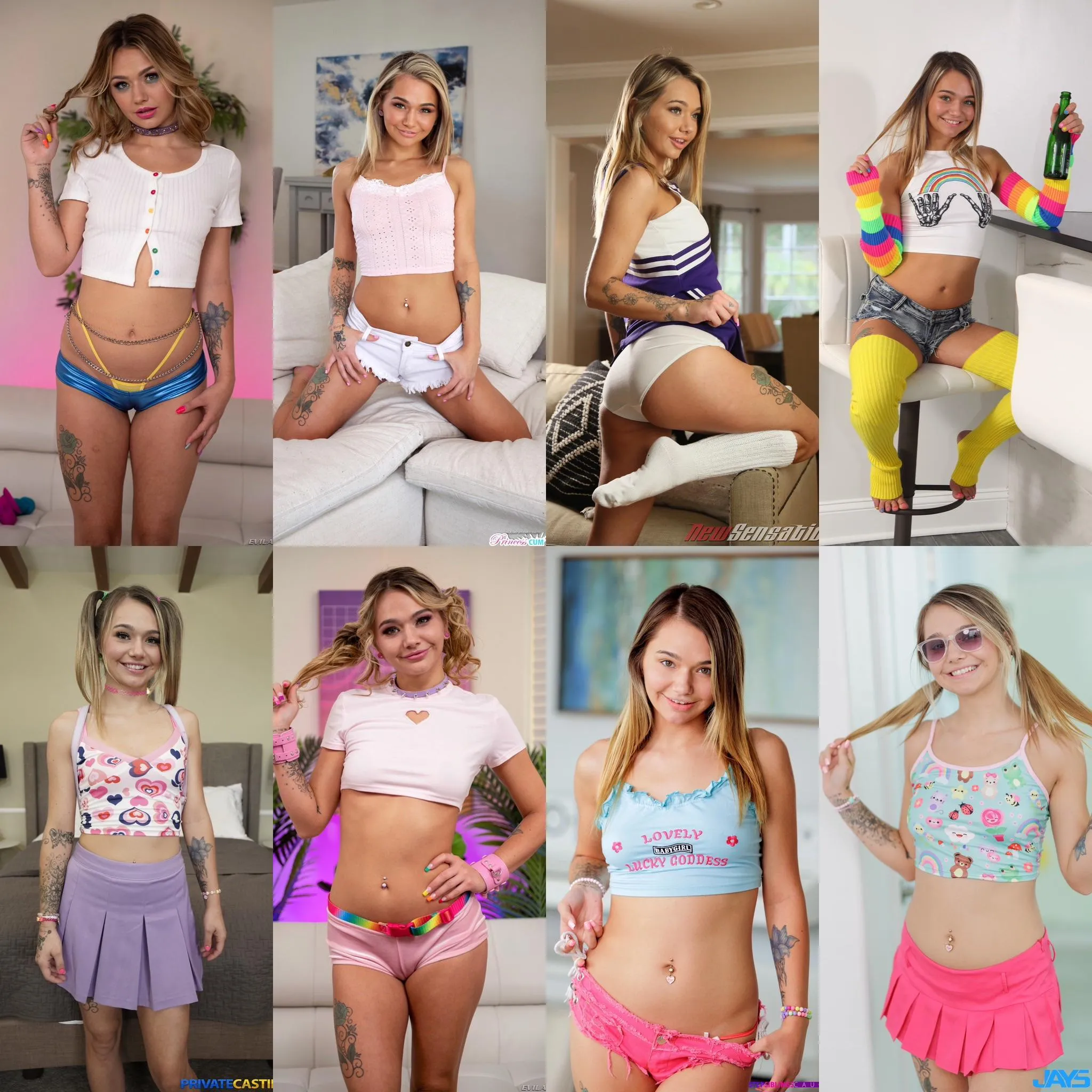 Mia Kay. What’s she wearing to suck your cock?