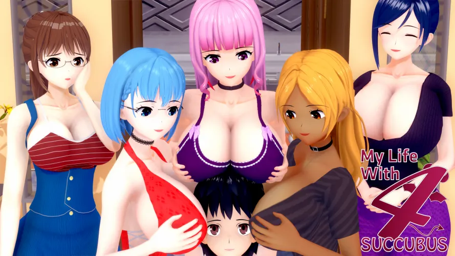 My Life With 4 Succubus v0.100 Public Release!
