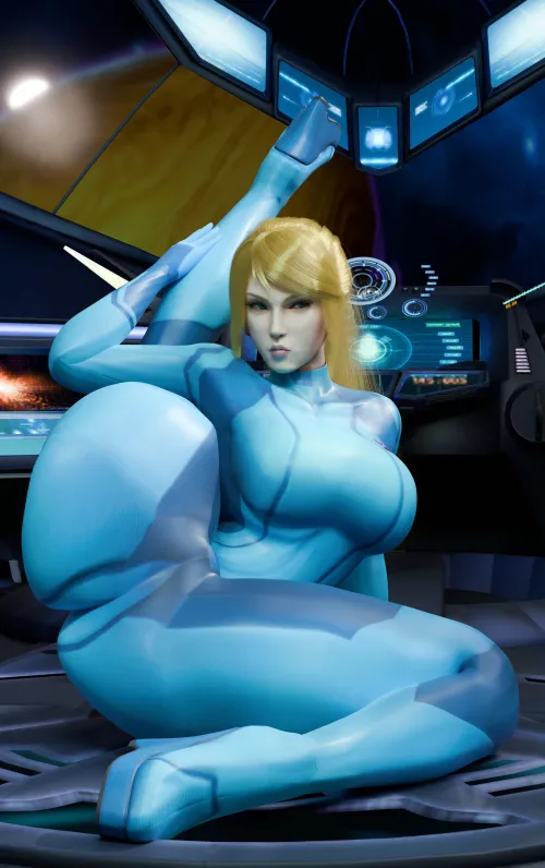 Samus Stretching [Straightasan]