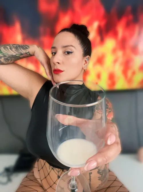 Say yes ma'am if you are willing to drink it all.