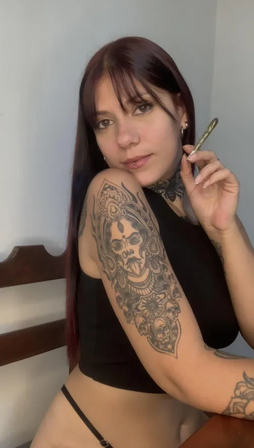 Smoke with me and forget about everything... except for my shyness.