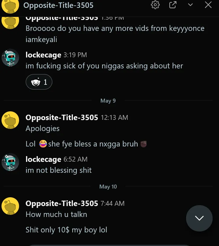 This guy is a fucking dumbass. STOP MESSAGING ME FOR CONTENT. I DO NOT SHARE. And I'm NOT selling either.