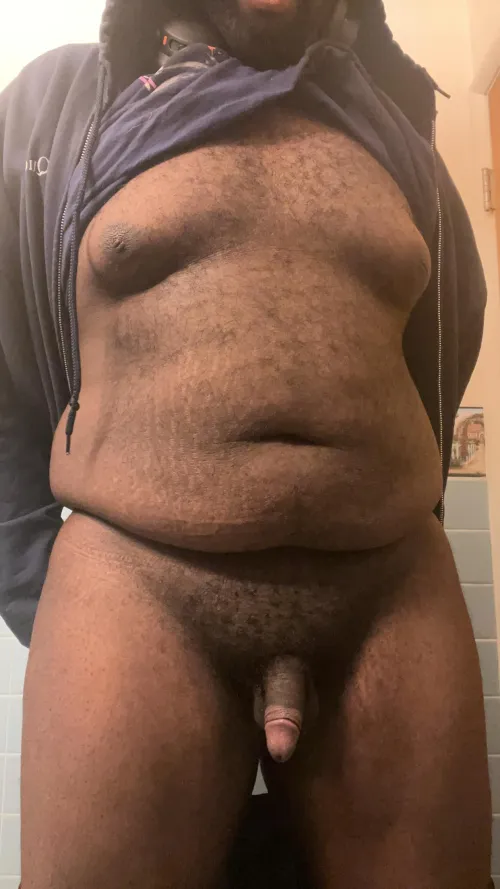 Took a quick one in the bathroom