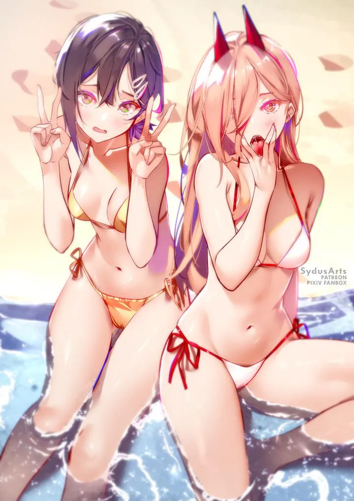 Cuties at the beach