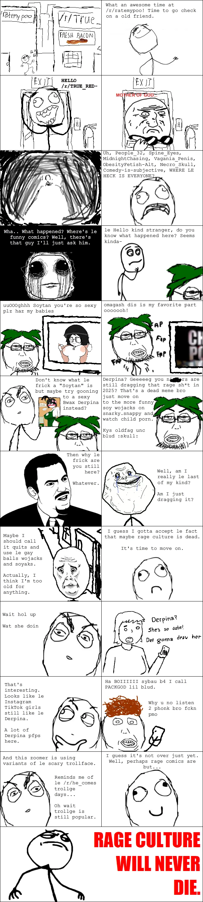 Keep going, it's not over just yet.