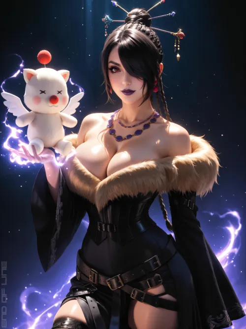 Lulu - AI with Photoshop/Editing by me (End of Line)