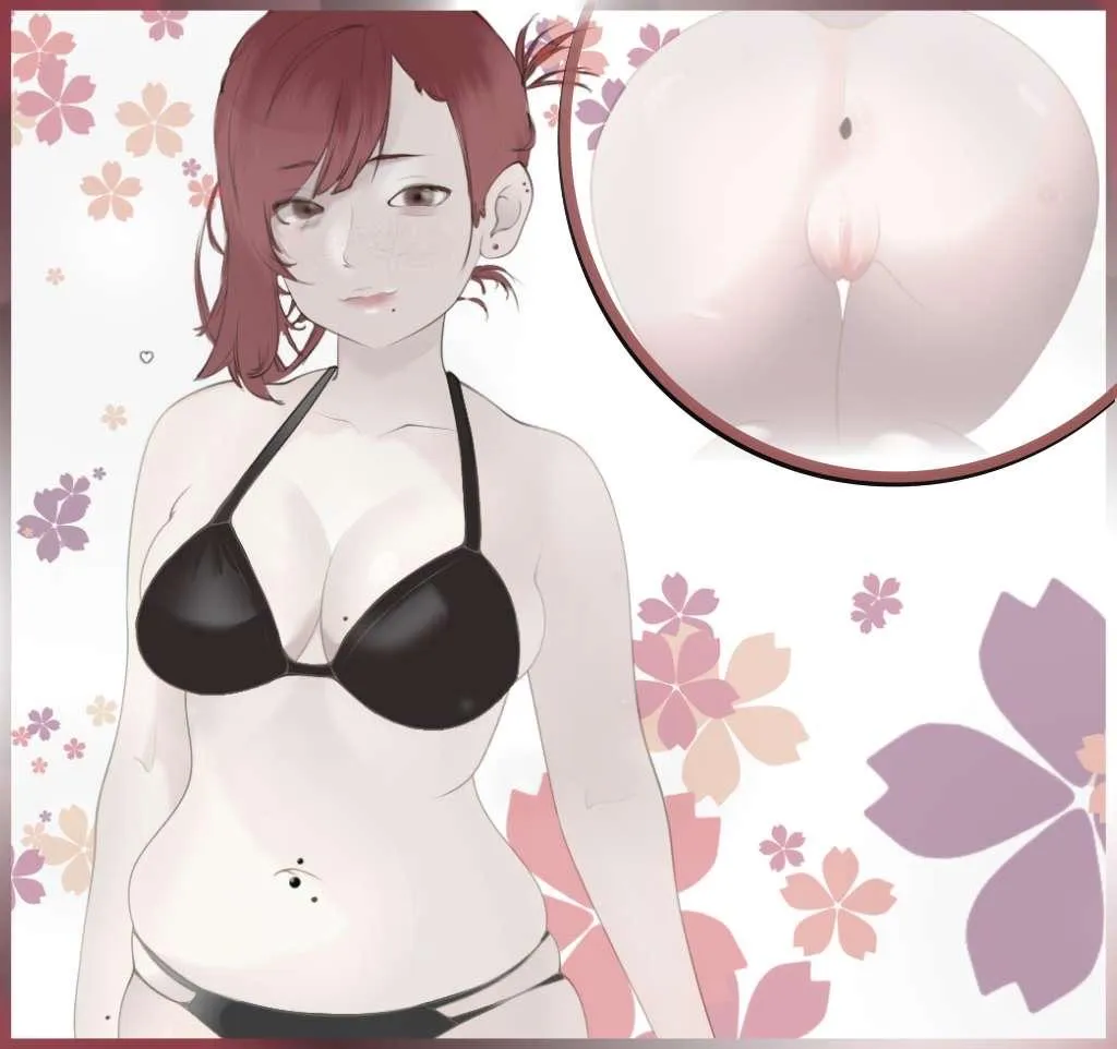 OC midriff with piercings and showing hole